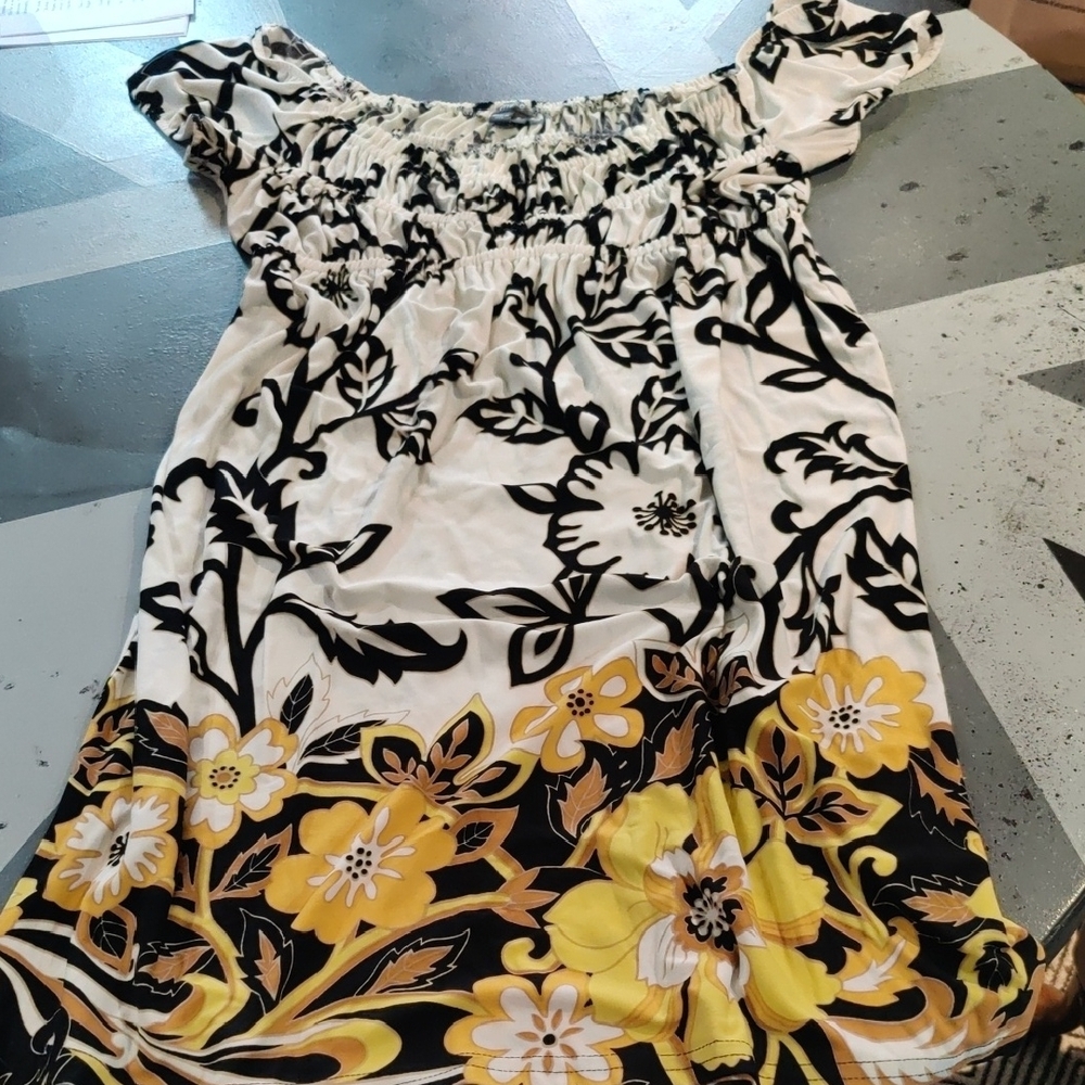 Floral Off-Shoulder Dress